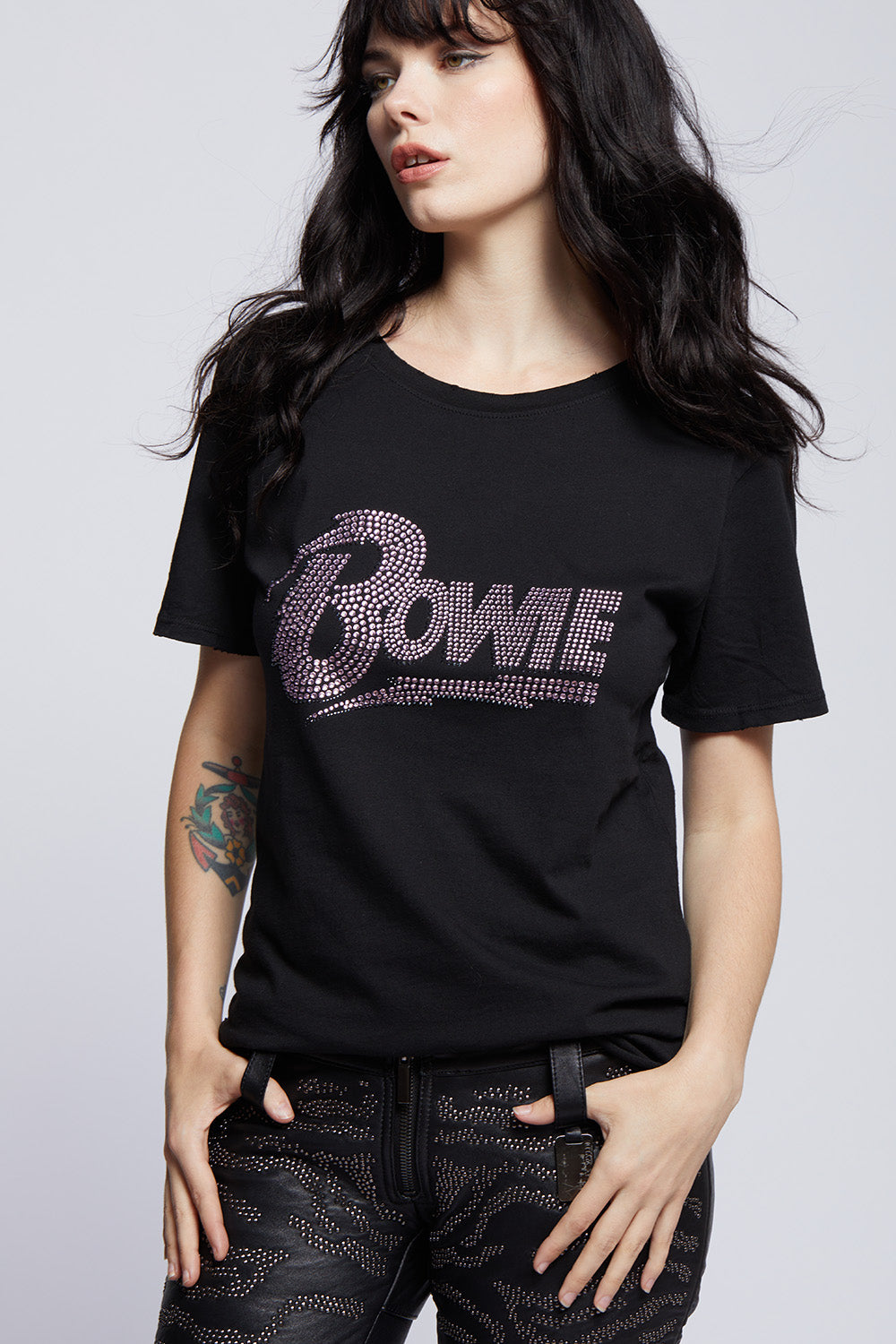 Bowie Crystal Boyfriend Tee