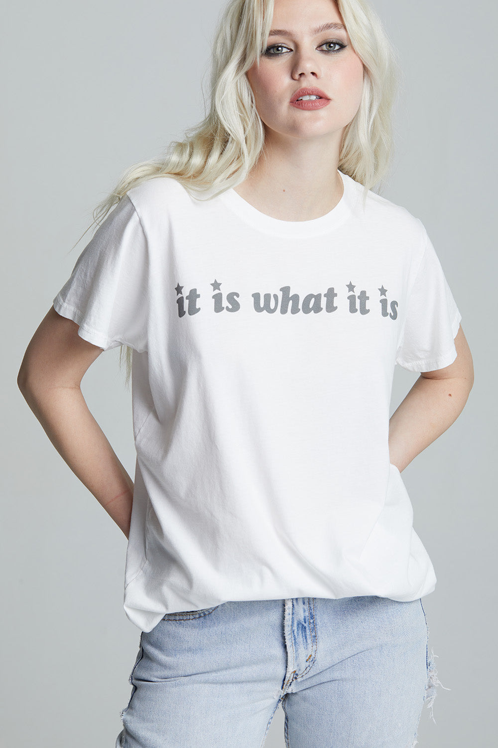 It Is What It Is White Tee