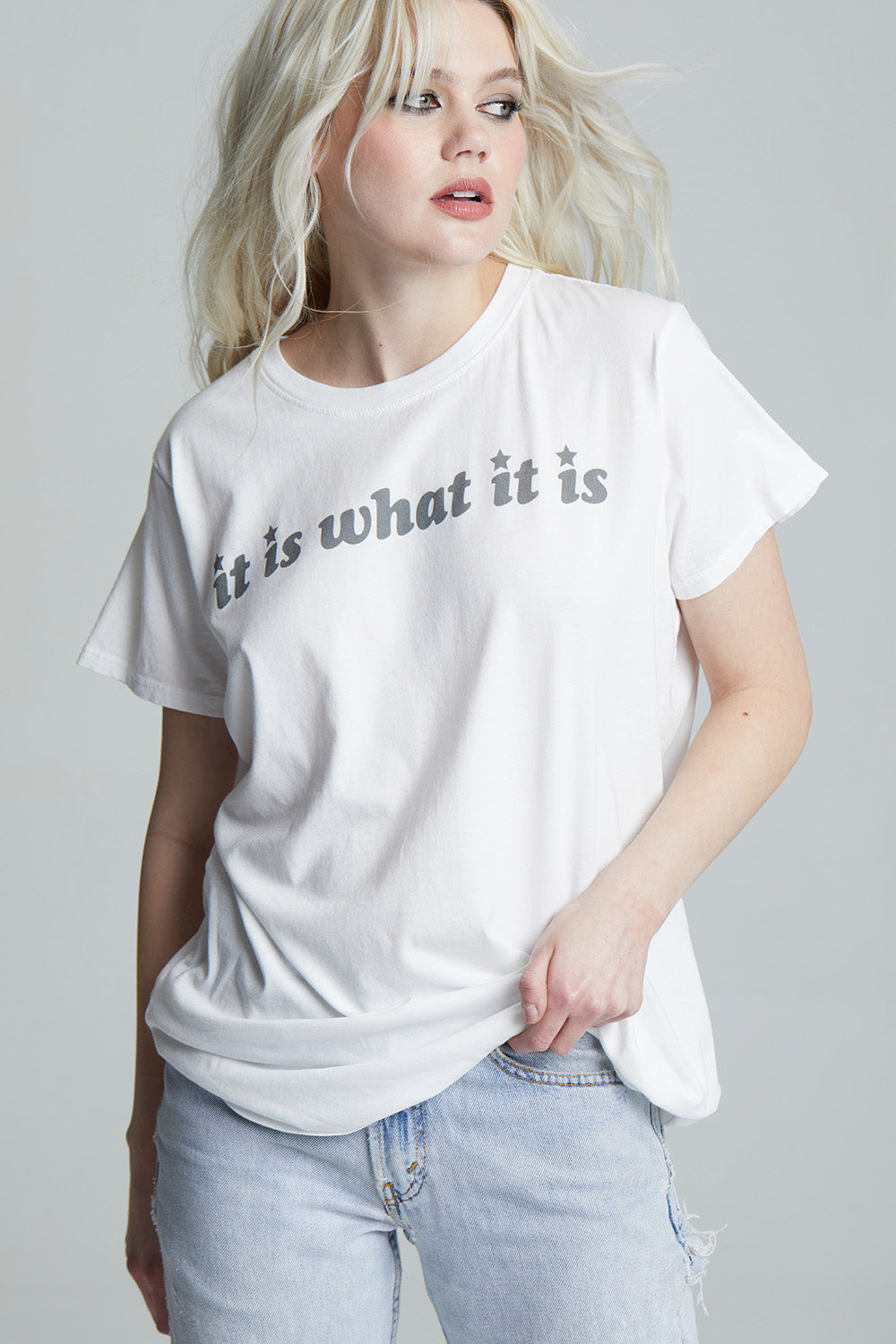 It Is What It Is White Tee