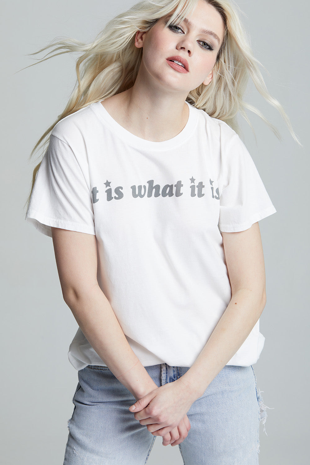 It Is What It Is White Tee