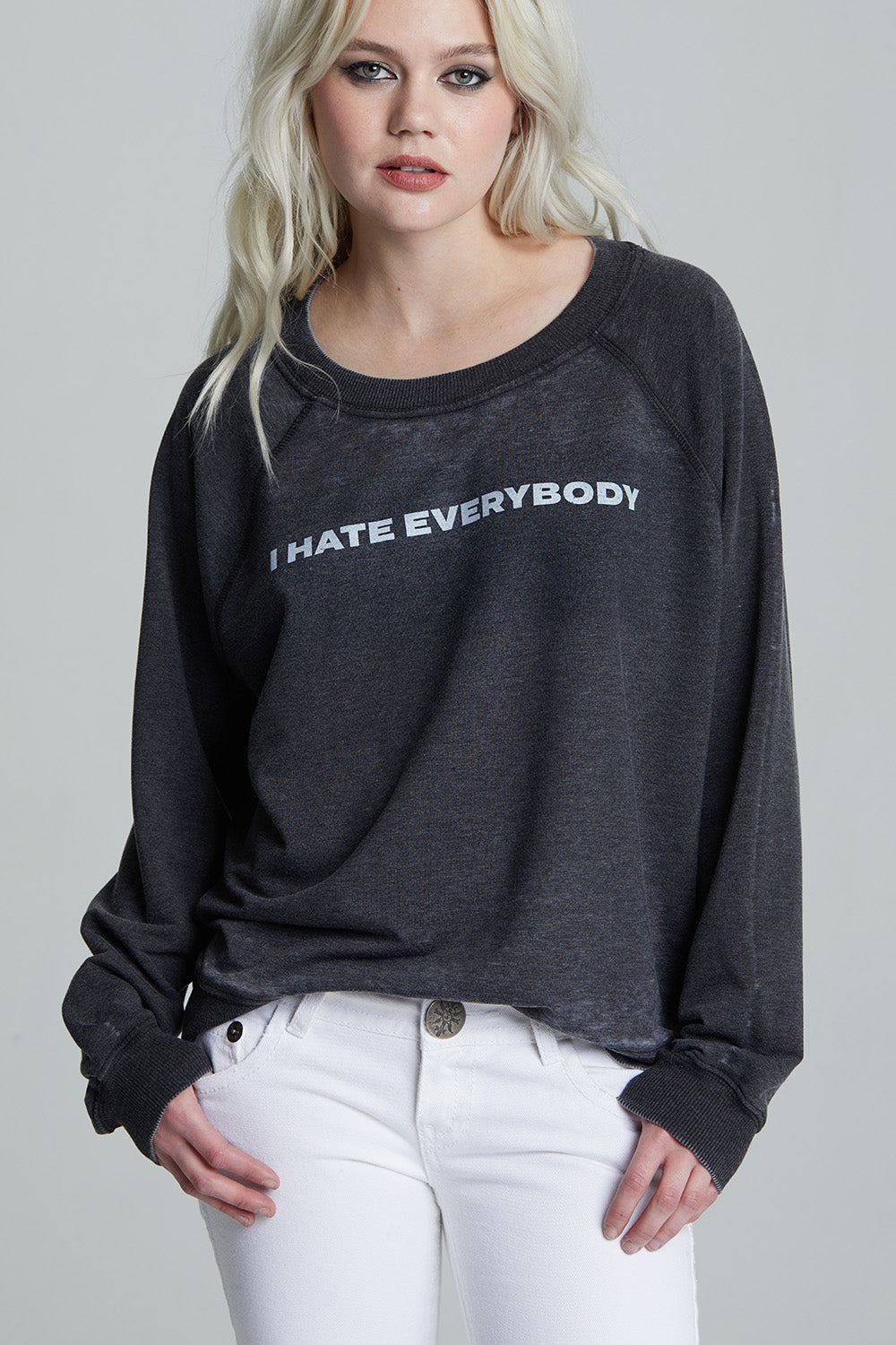 I hate everyone hot sale sweatshirt