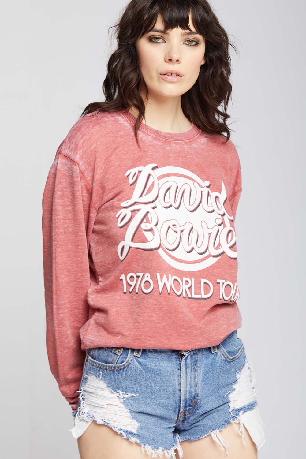 David Bowie 1978 World Tour Fitted Sweatshirt