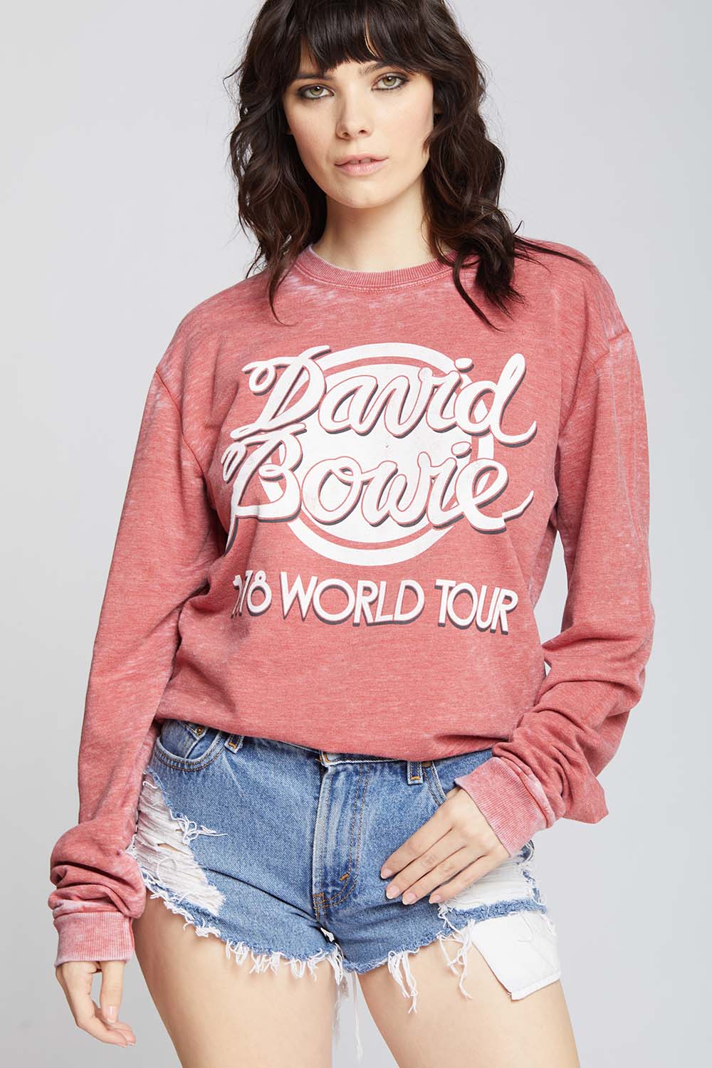 David Bowie 1978 World Tour Fitted Sweatshirt