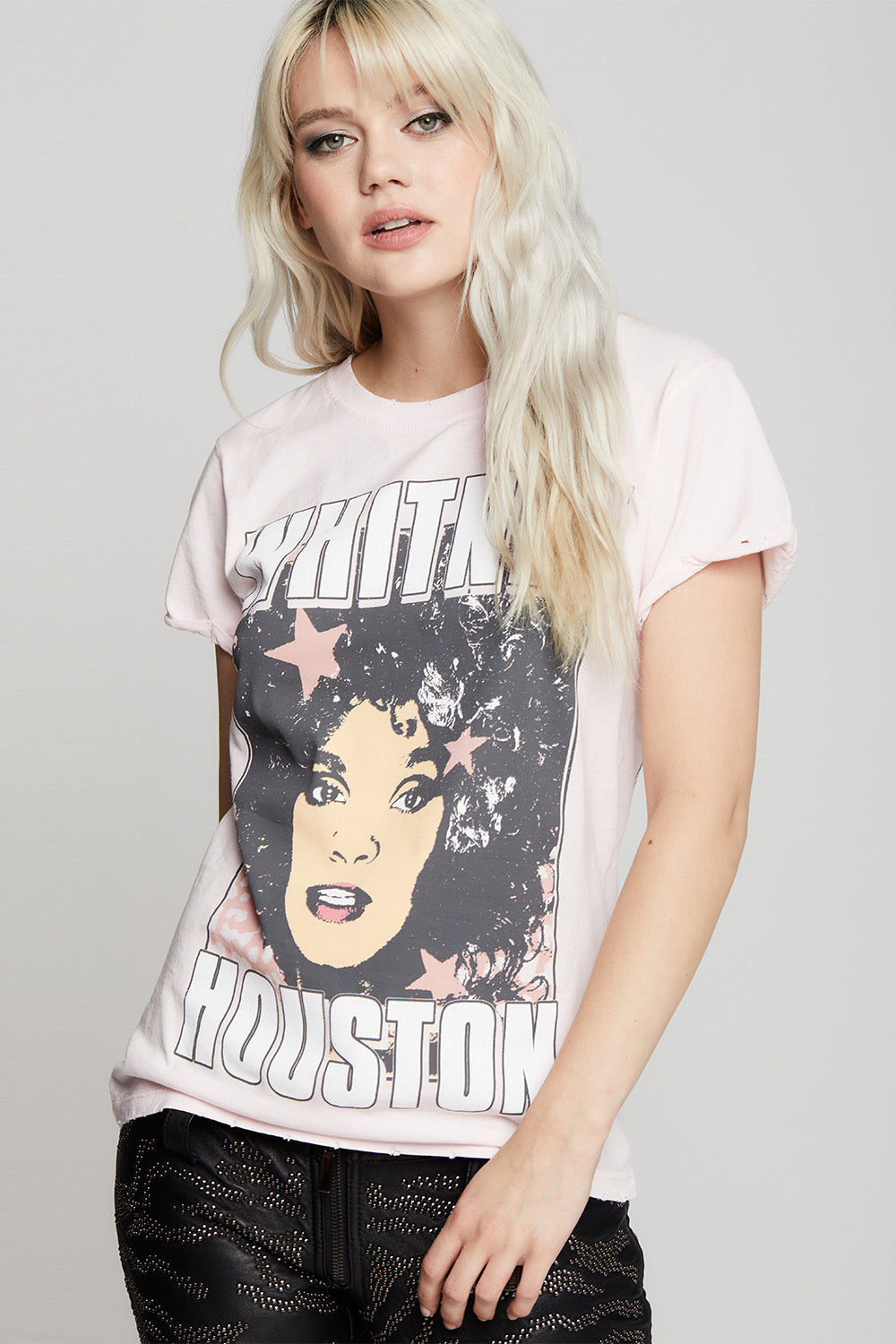 Whitney Houston "How Will I Know" Fitted T-Shirt – Retro 80s Graphic Tee by Recycled Karma