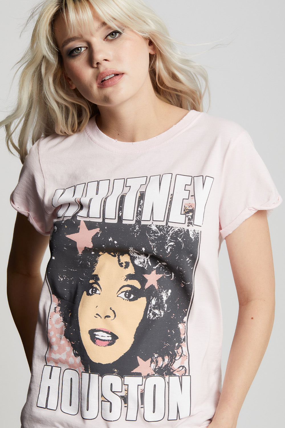 Whitney Houston "How Will I Know" Fitted T-Shirt – Retro 80s Graphic Tee by Recycled Karma