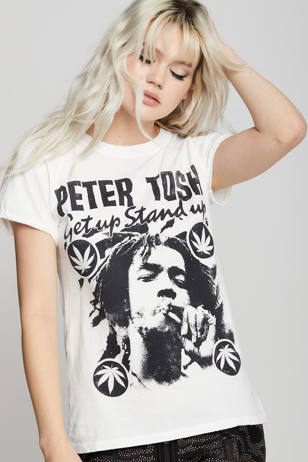 Peter Tosh Get Up Stand Up Vintage Style Graphic Tee