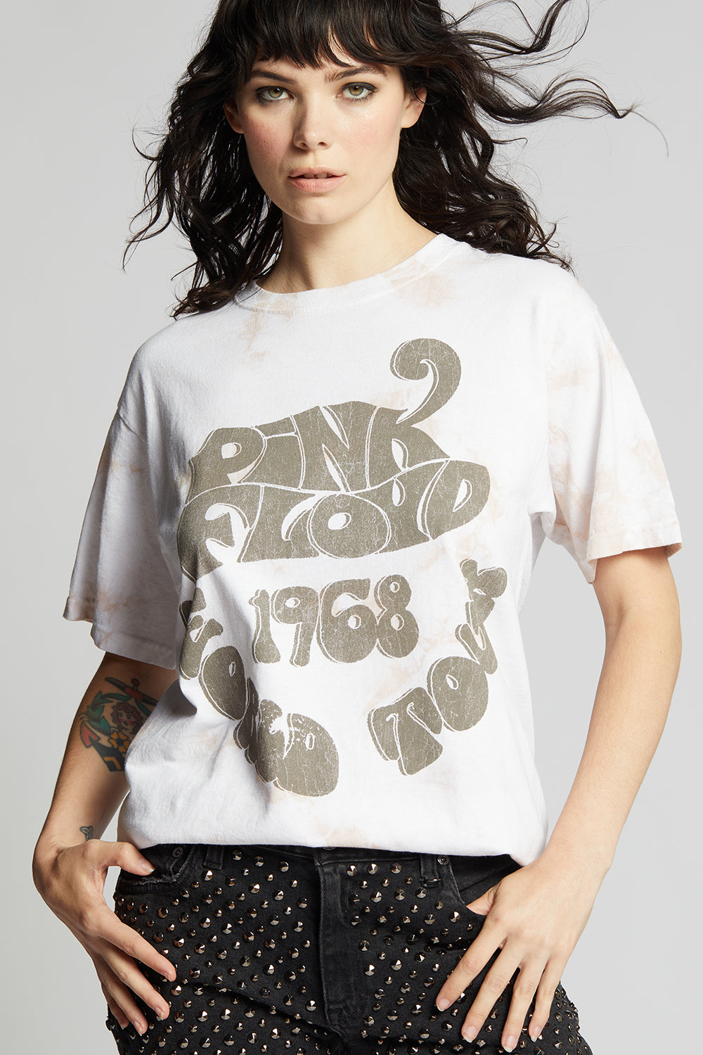 Pink Floyd 1968 World Tour Unisex Tie Dye Tee