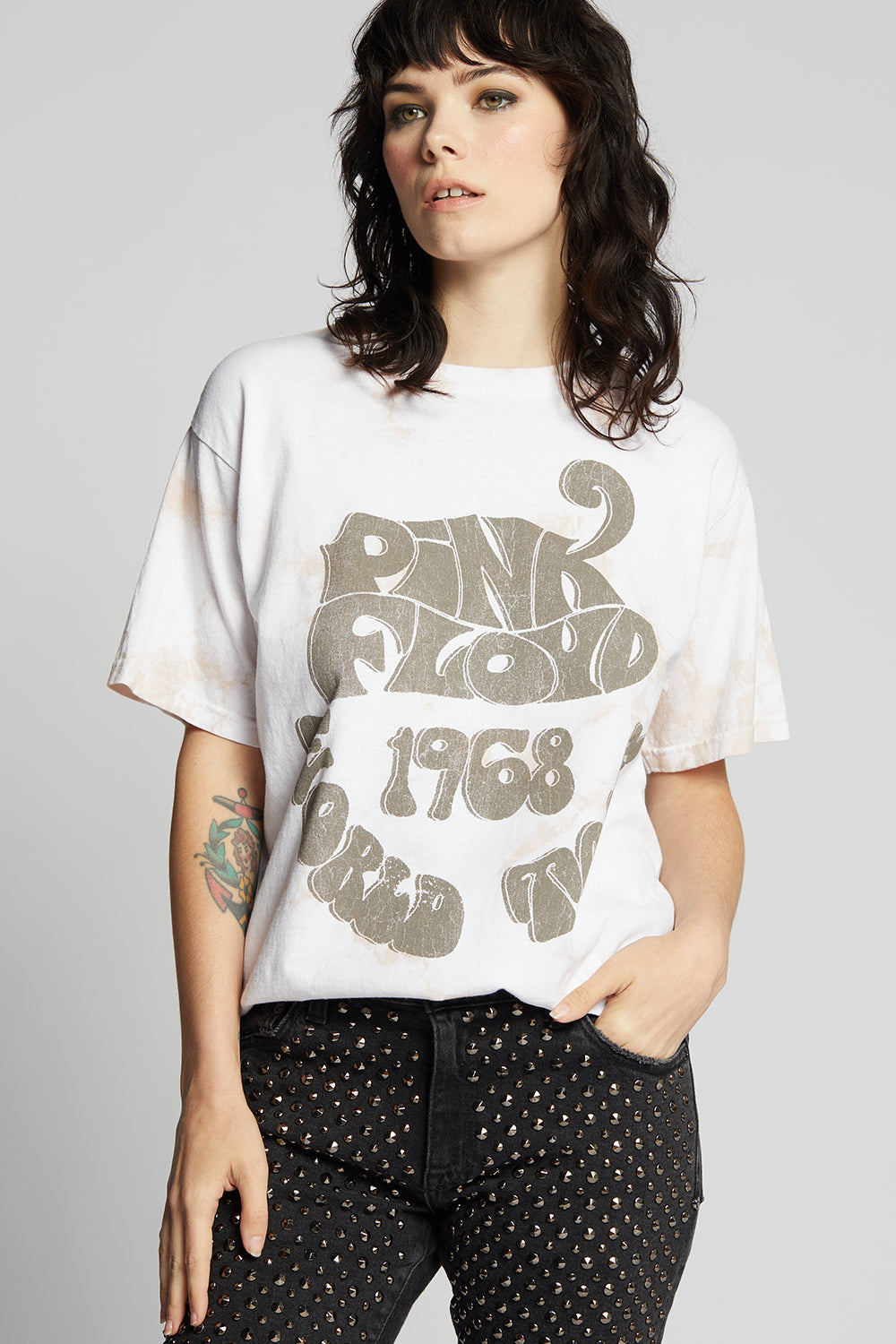 Pink Floyd 1968 World Tour Unisex Tie Dye Tee