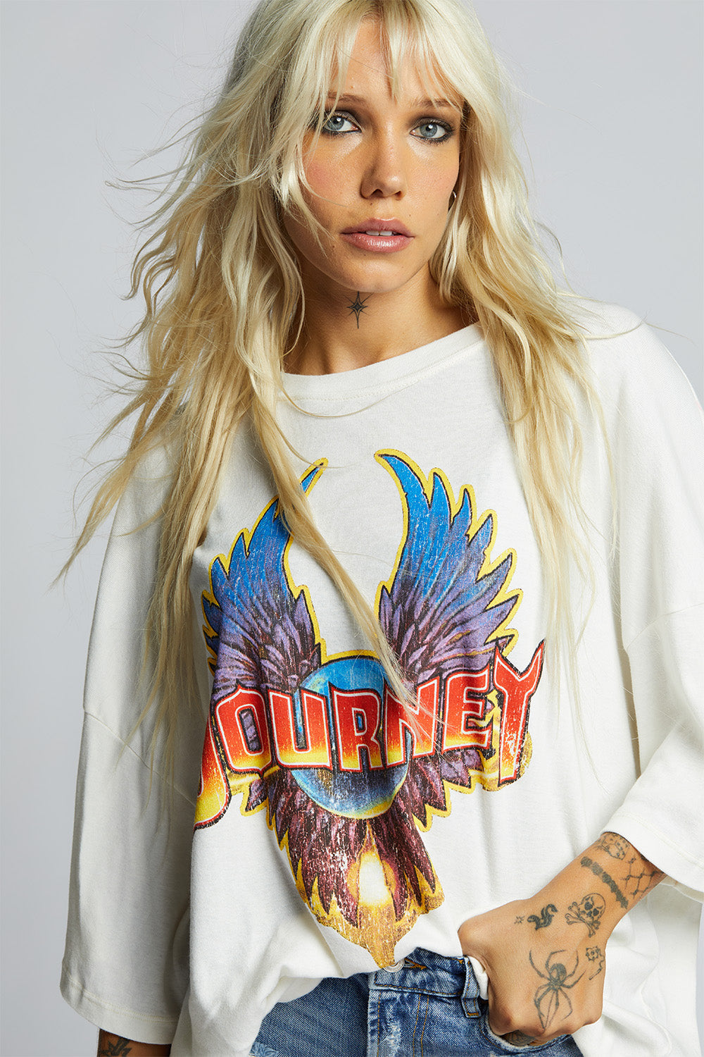 Journey Classic Logo One Size Vintage Band Tee