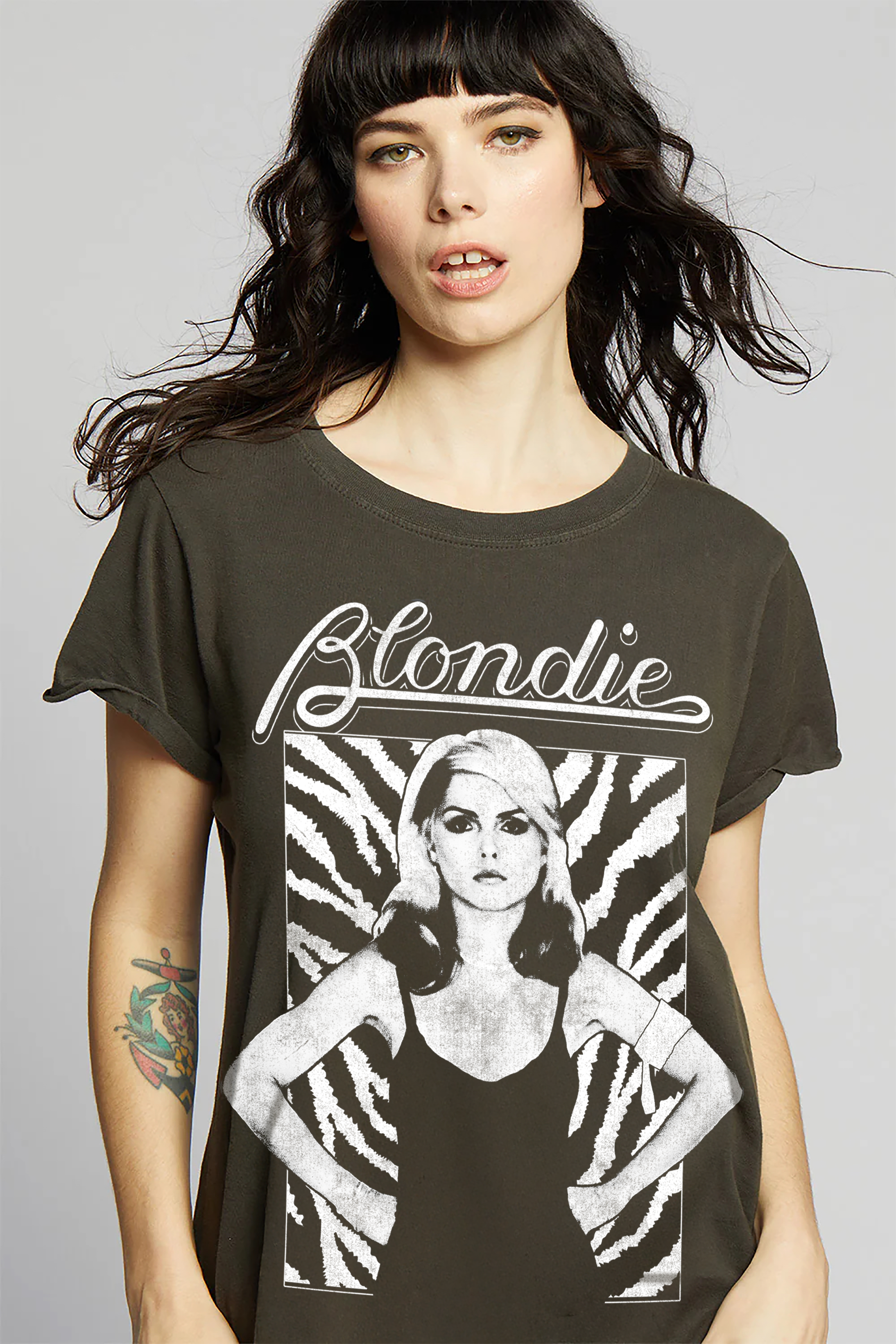 Blondie Portrait Tee – Recycled Karma Vintage Fitted Band T-Shirt