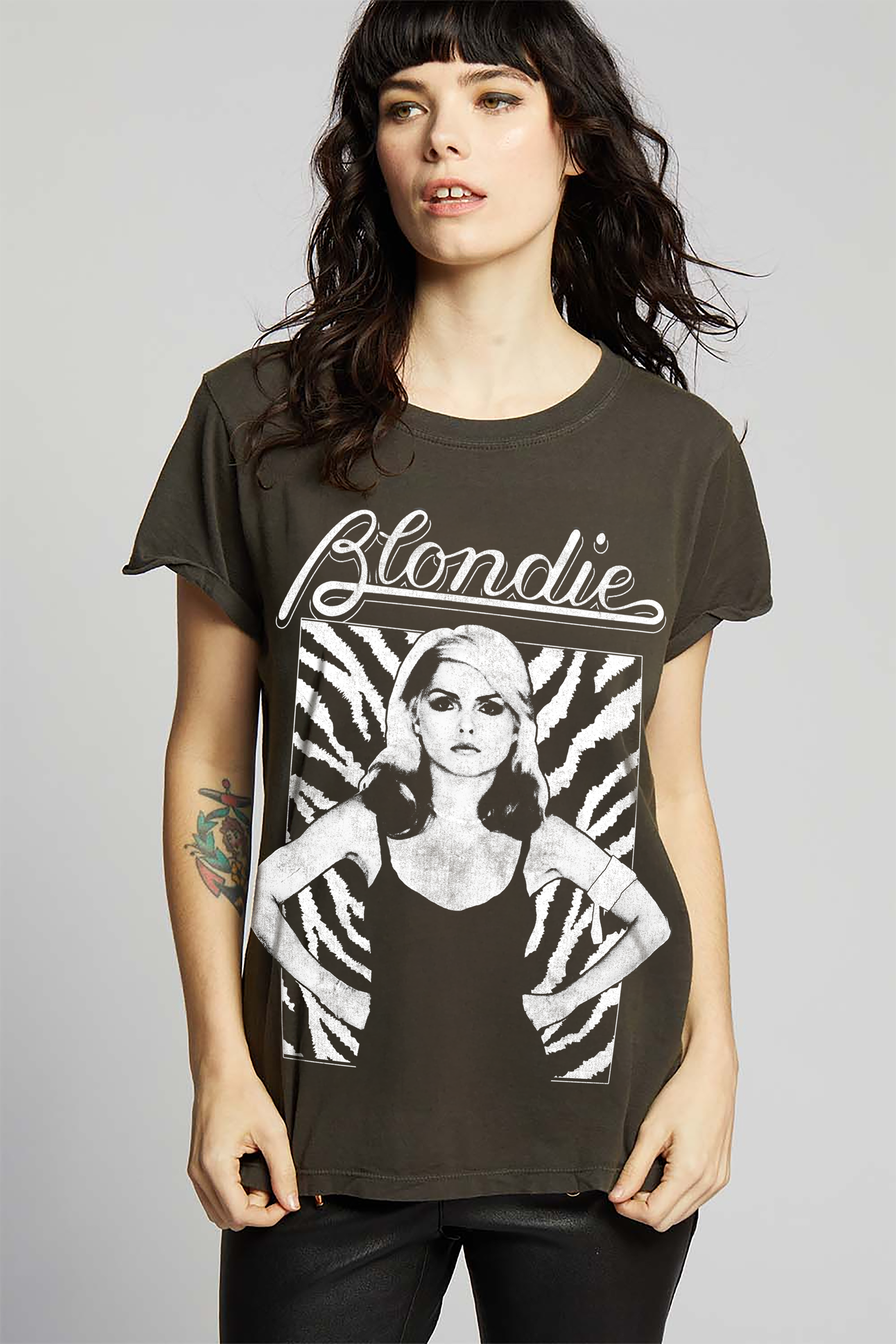 Blondie Portrait Tee – Recycled Karma Vintage Fitted Band T-Shirt