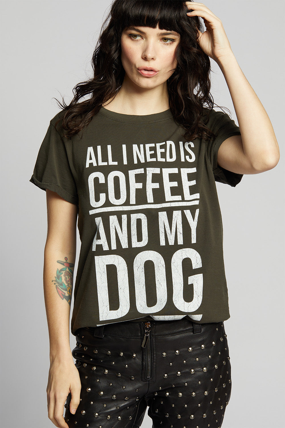 All I Need Is Coffee And My Dog Tee