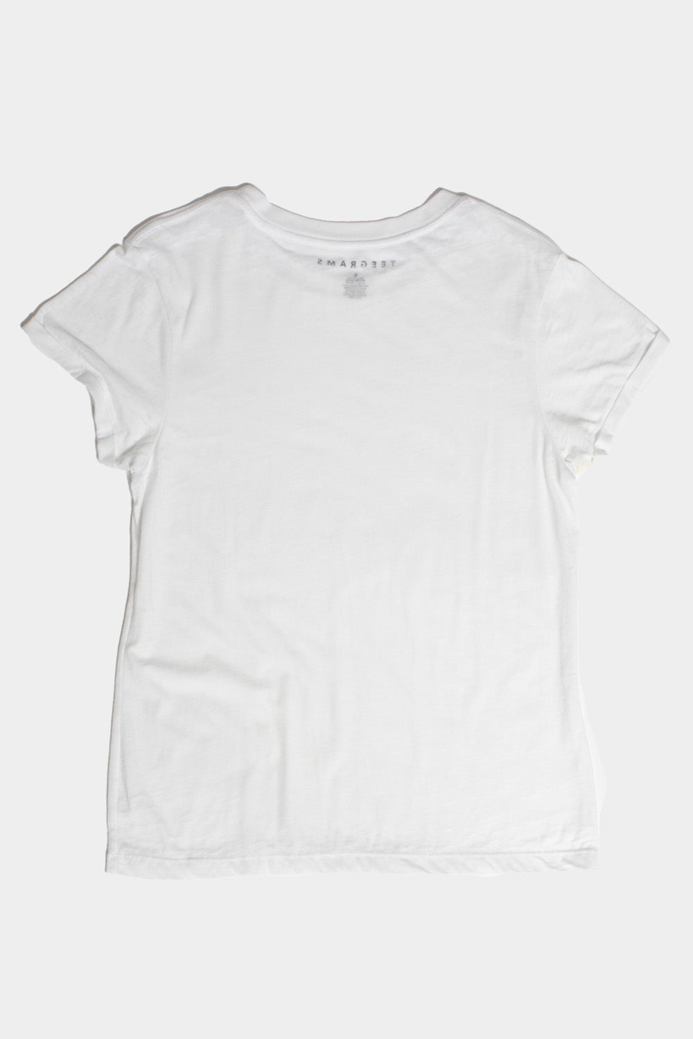 White Distressed Tee