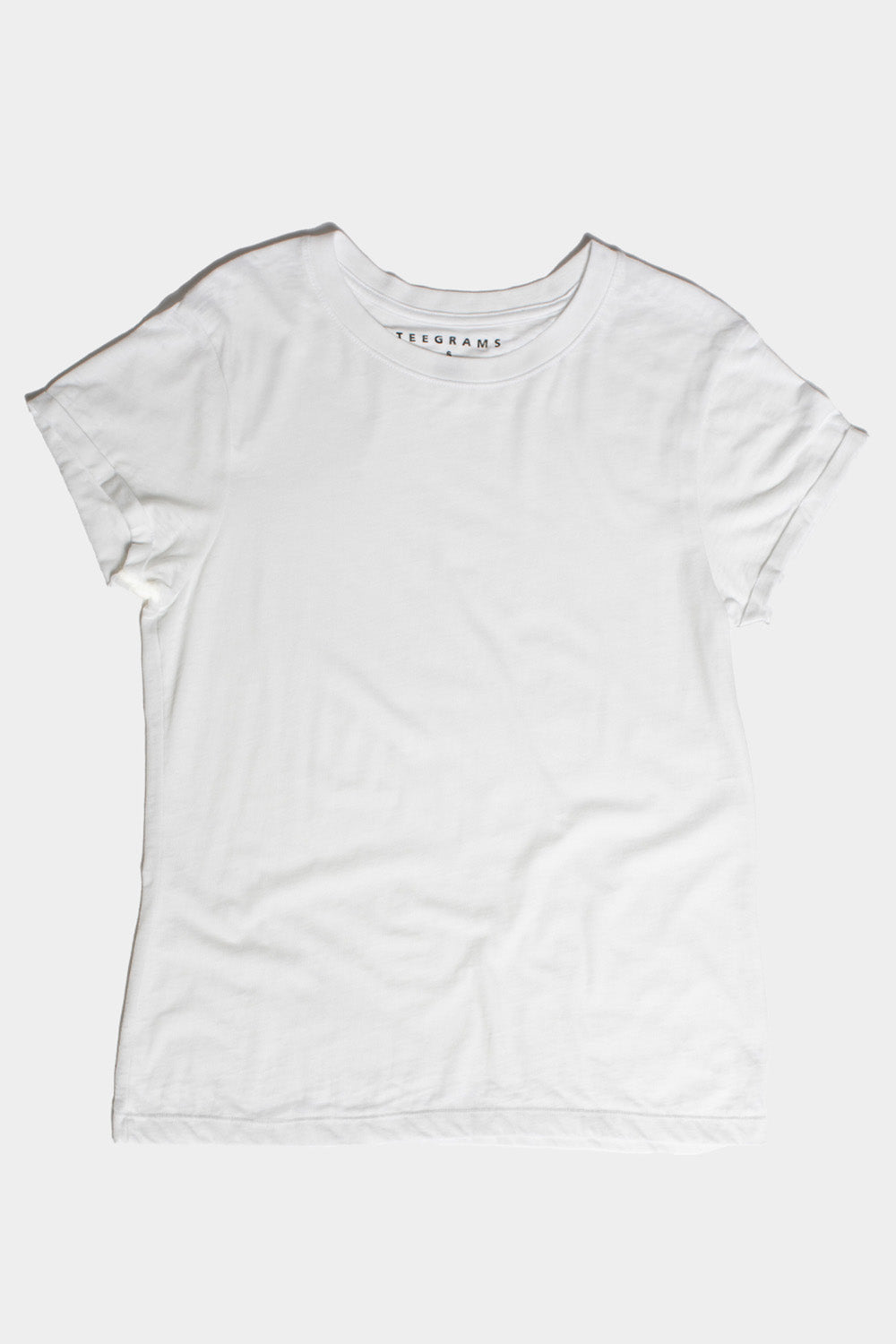 White Distressed Tee