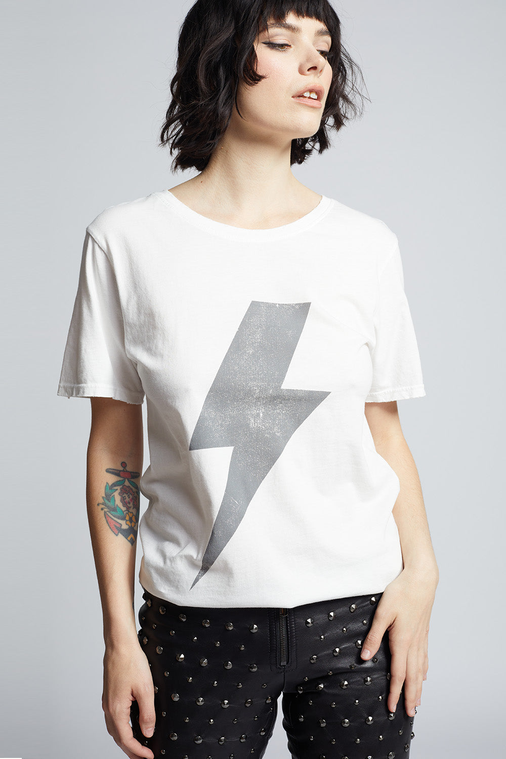 AC/DC Bolt Vintage Boyfriend Tee