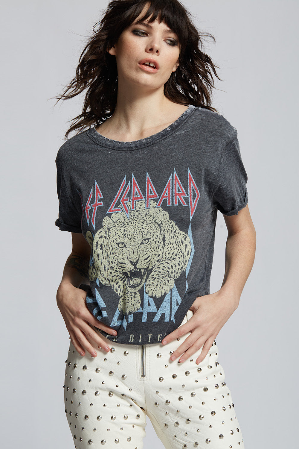 Def Leppard Love Bites Burnout Tee