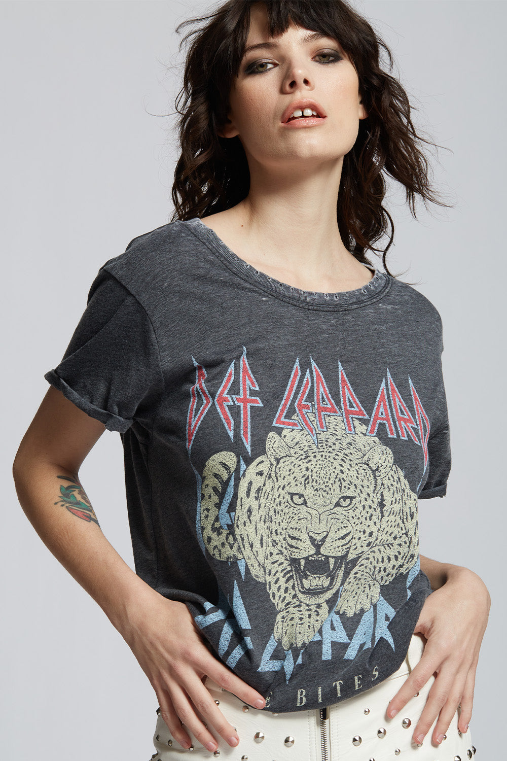 Def Leppard Love Bites Burnout Tee