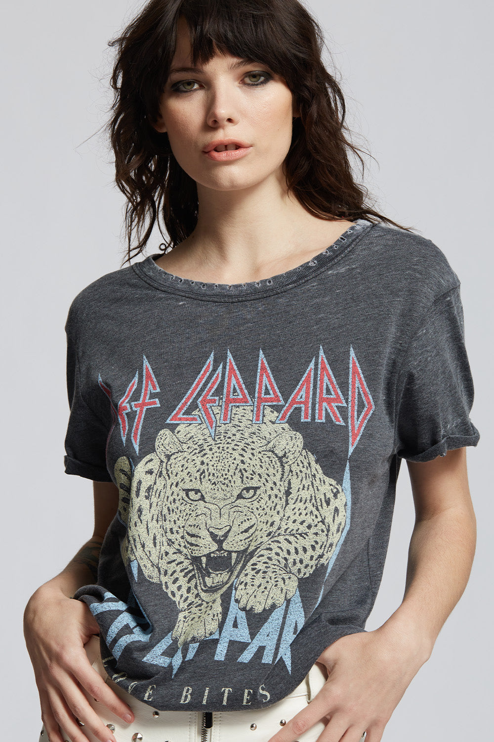 Def Leppard Love Bites Burnout Tee