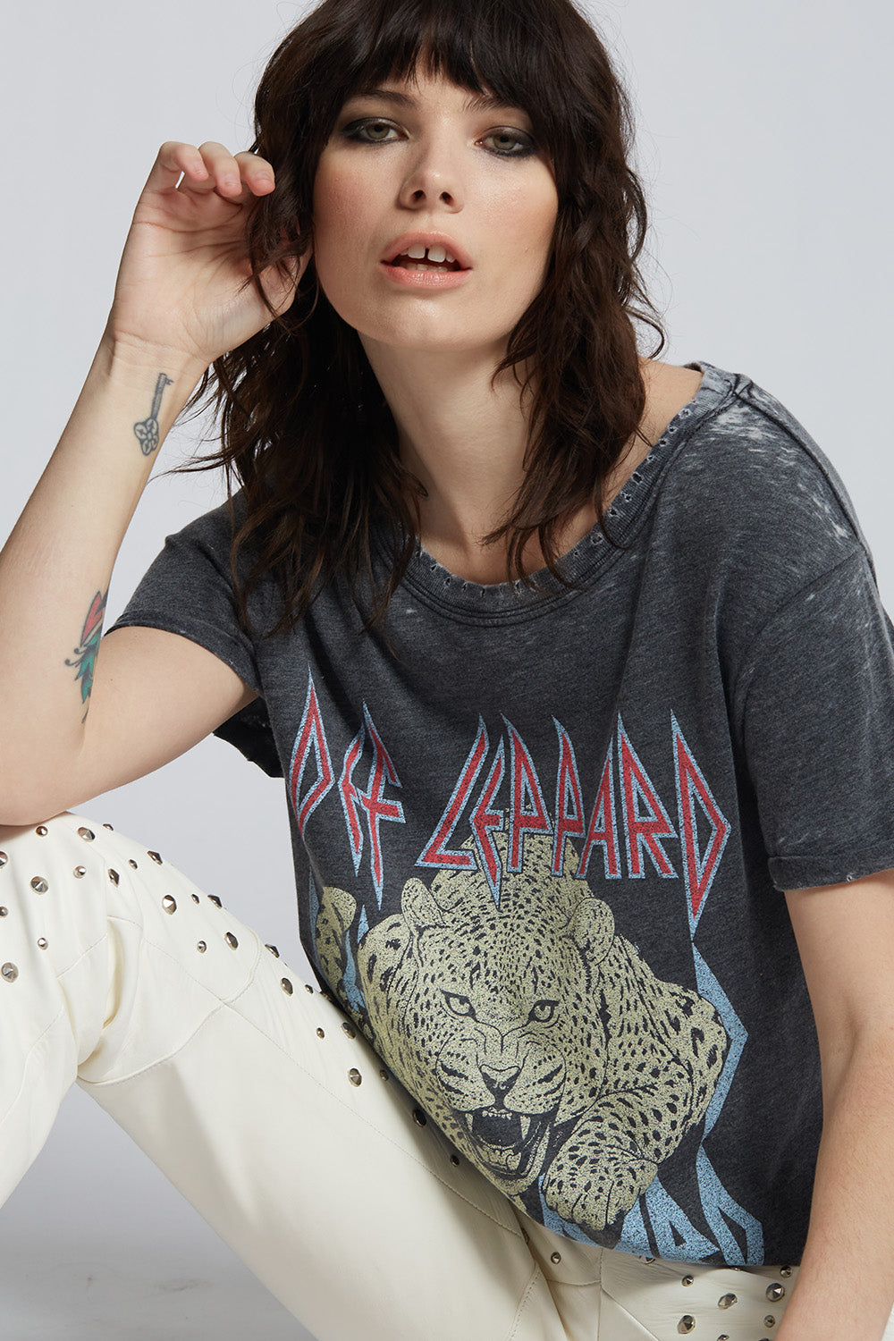 Def Leppard Love Bites Burnout Tee