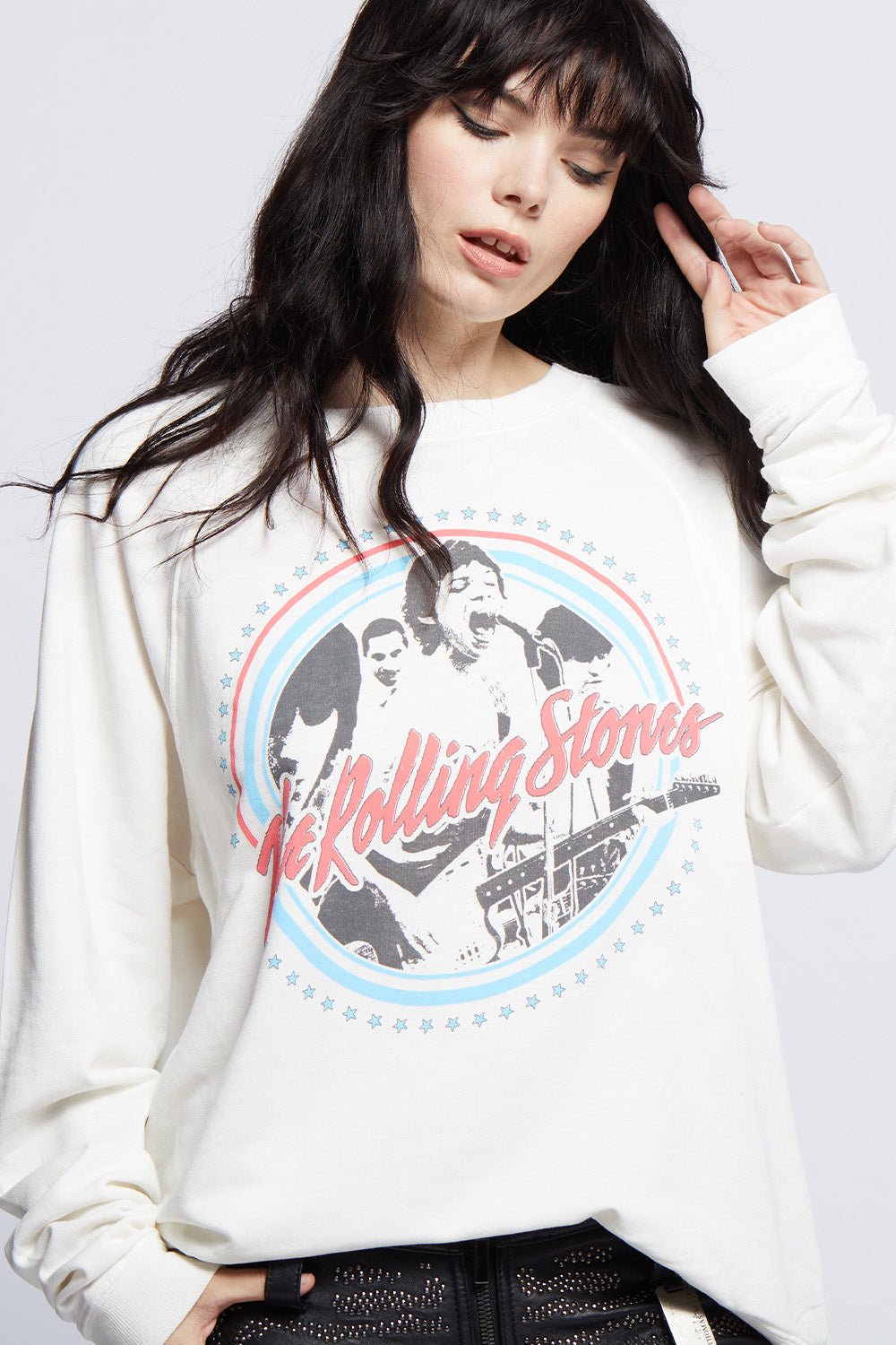 The Rolling Stones Oversized Vintage Concert Sweatshirt