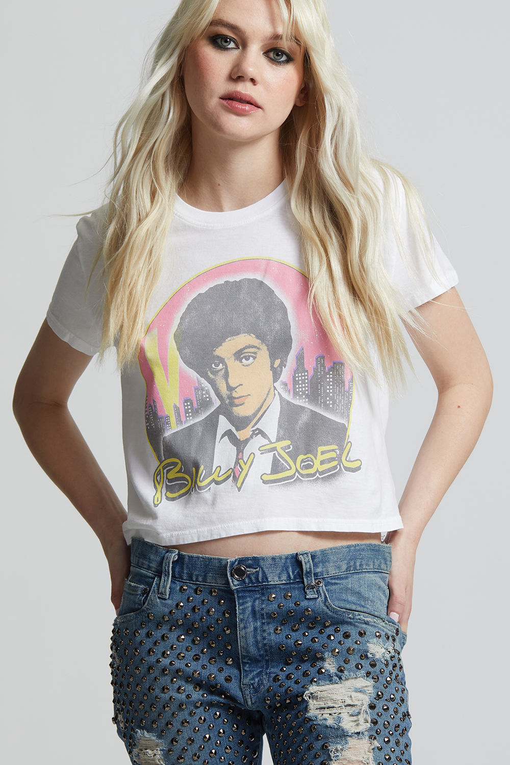 Billy Joel Rock & Roll Crop Tee