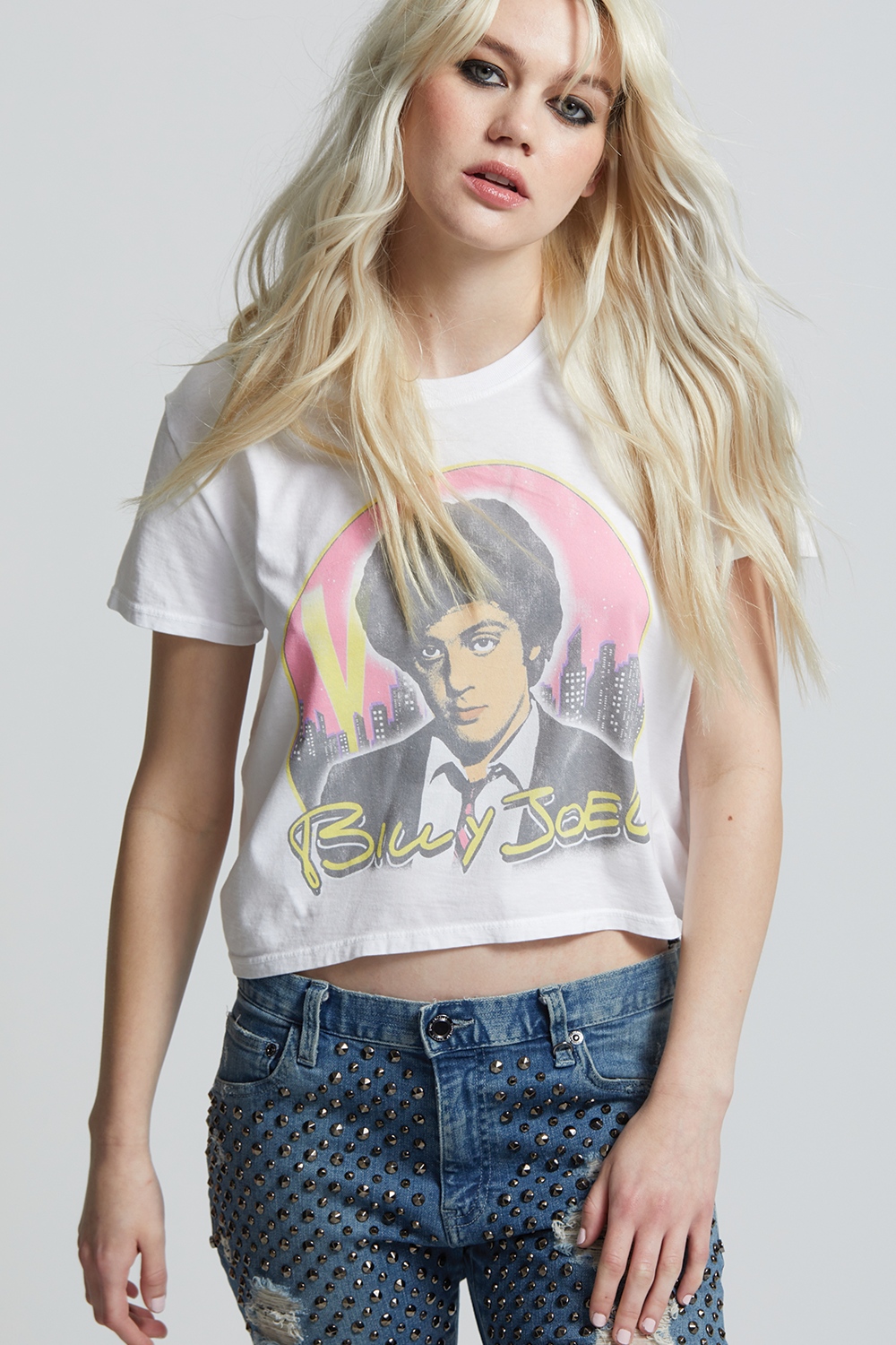 Billy Joel Rock & Roll Crop Tee