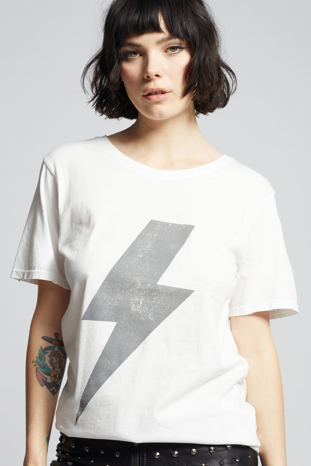 AC/DC Bolt Vintage Boyfriend Tee