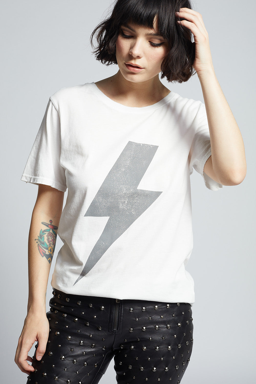 AC/DC Bolt Vintage Boyfriend Tee