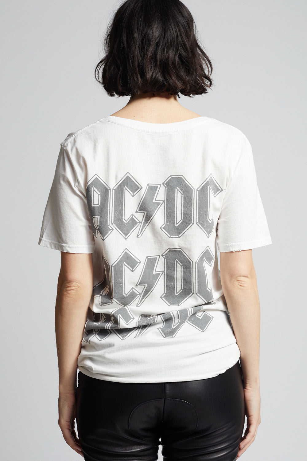 AC/DC Bolt Vintage Boyfriend Tee