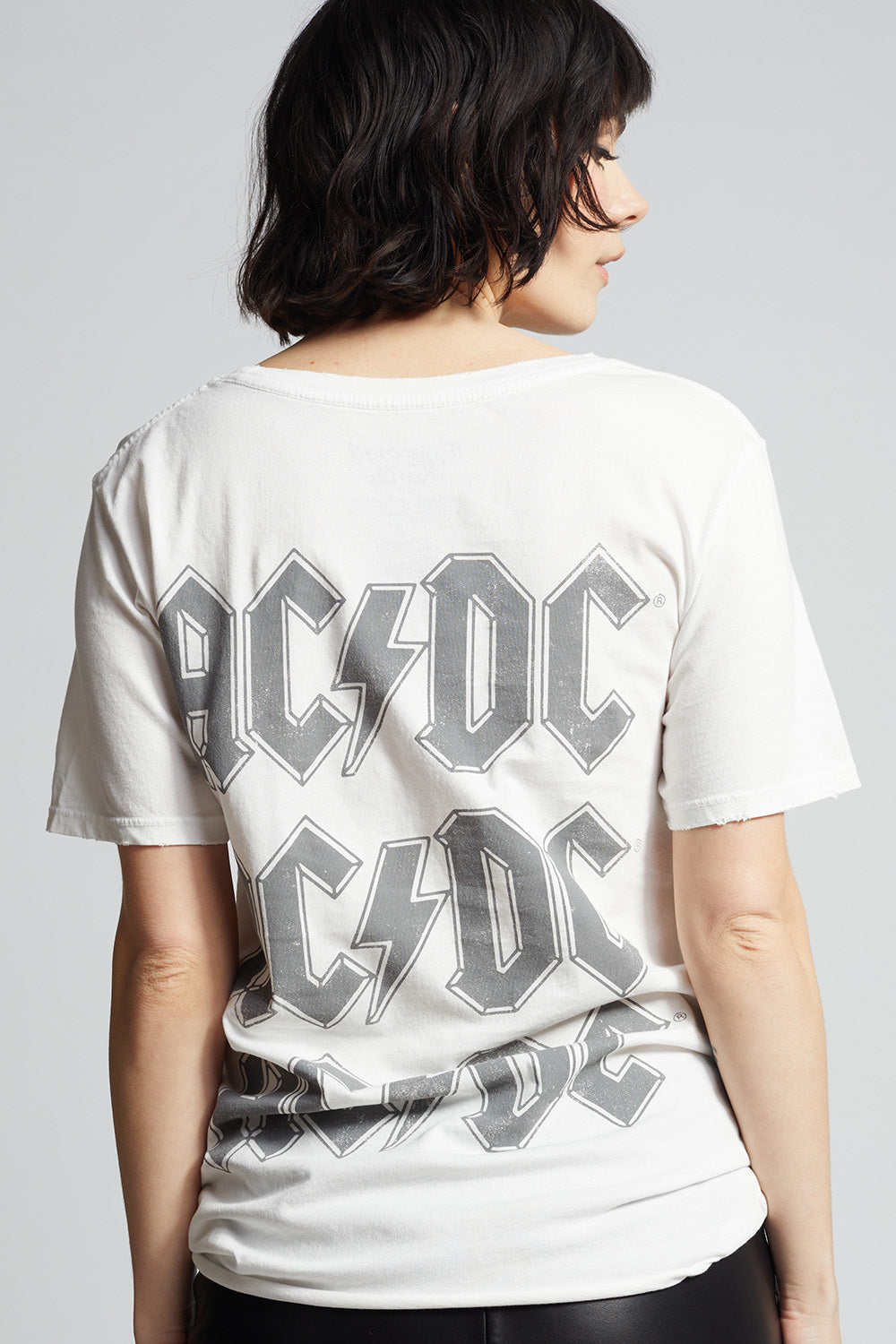 AC/DC Bolt Vintage Boyfriend Tee