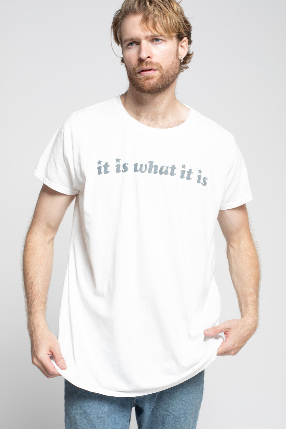 It Is What It Is White Tee