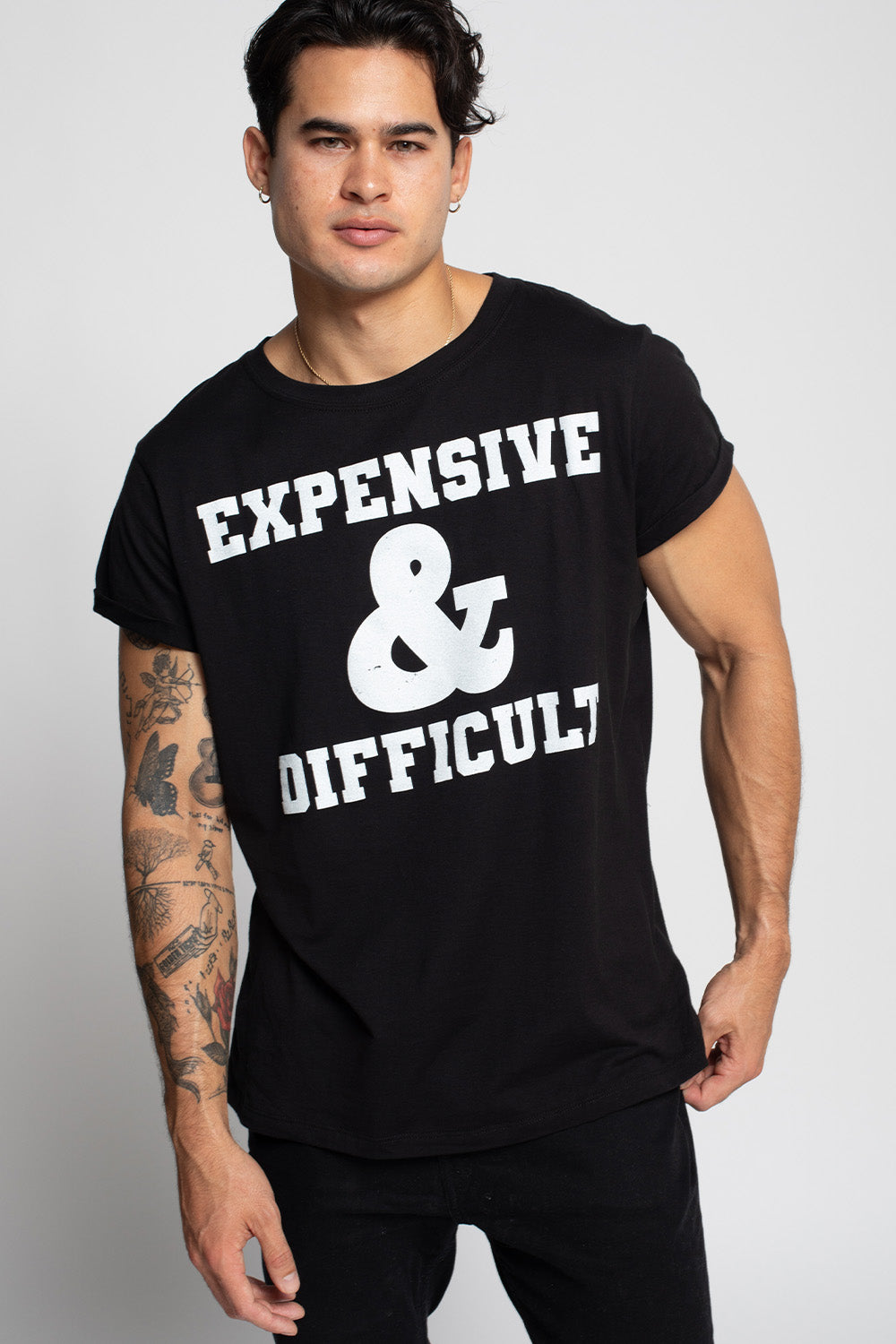 Expensive & Difficult Black Tee