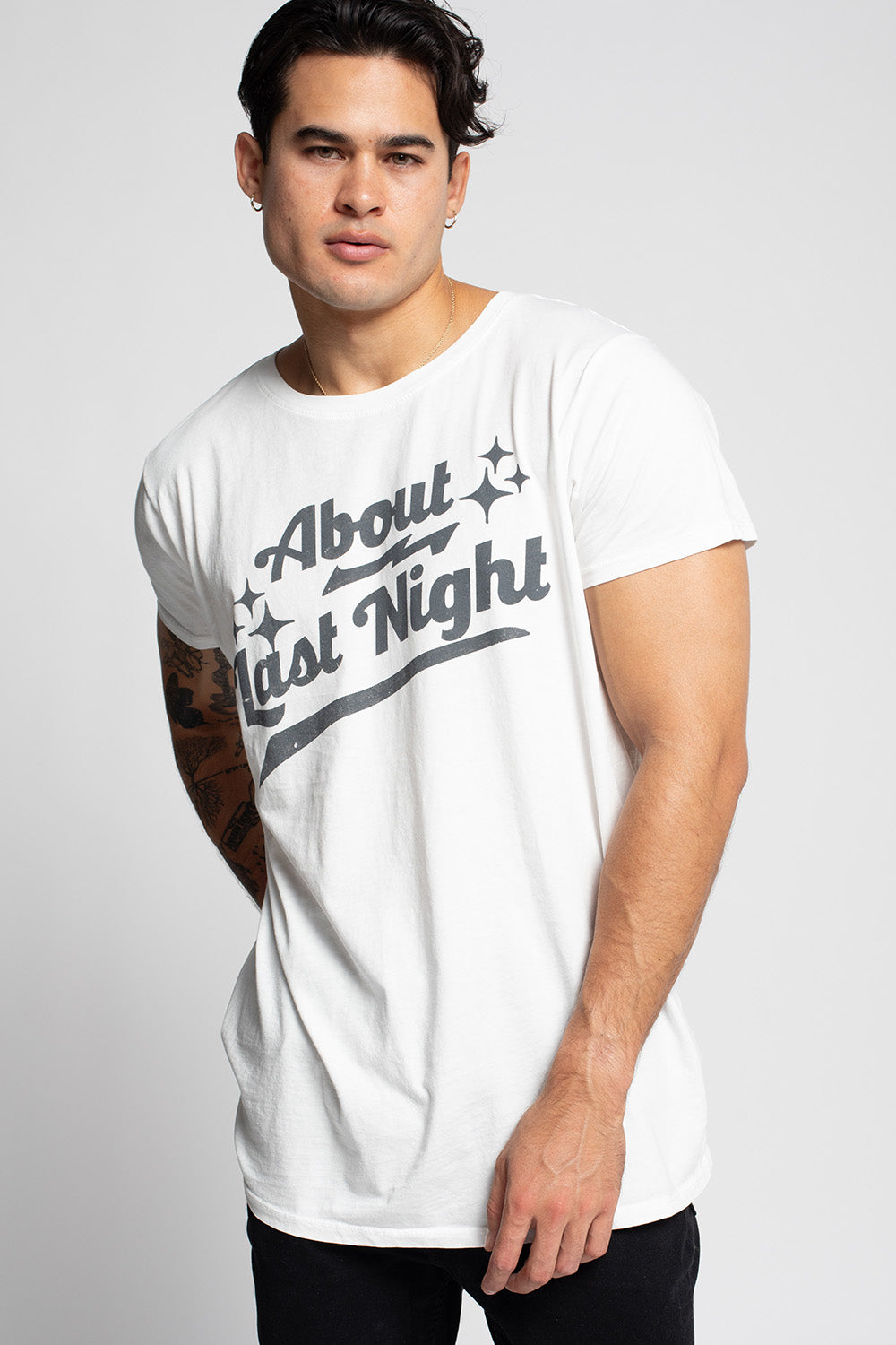 About Last Night White Unisex Tee