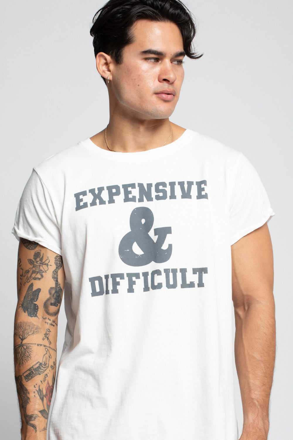 Expensive & Difficult White Tee