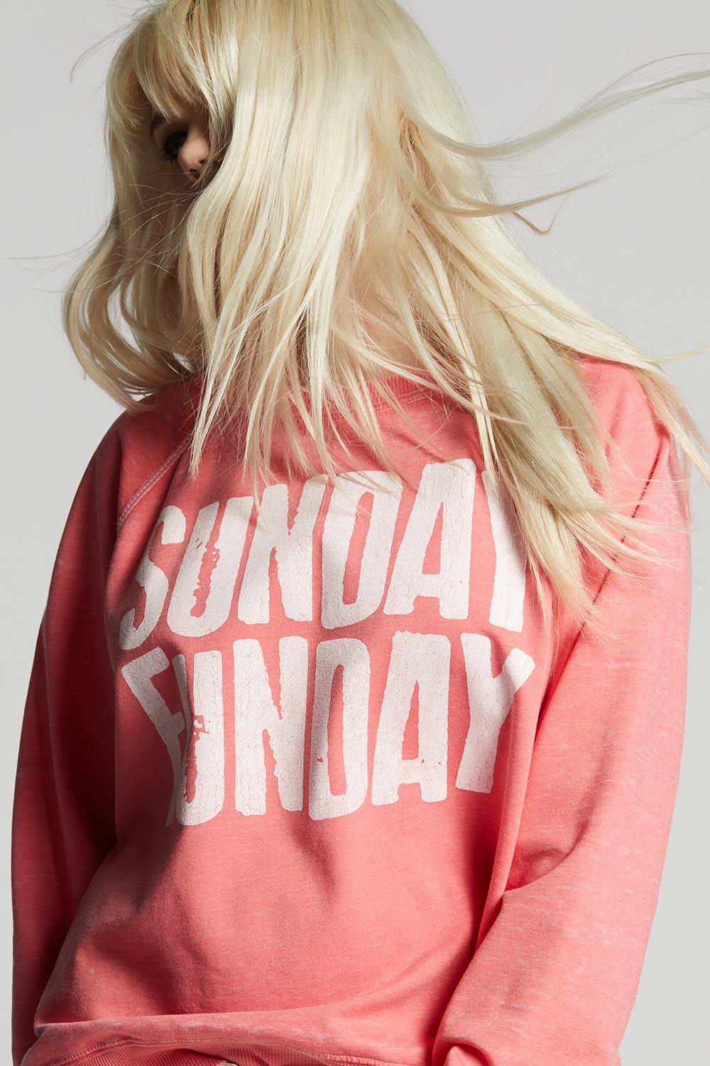 Sunday Funday Oversized Statement Sweatshirt