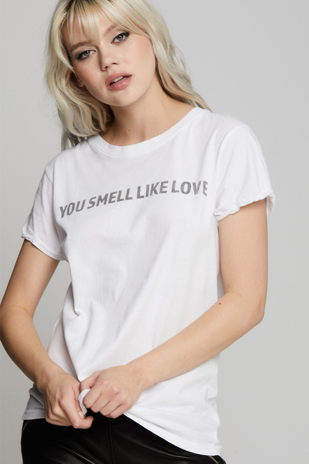 You Smell Like Love Fitted Tee