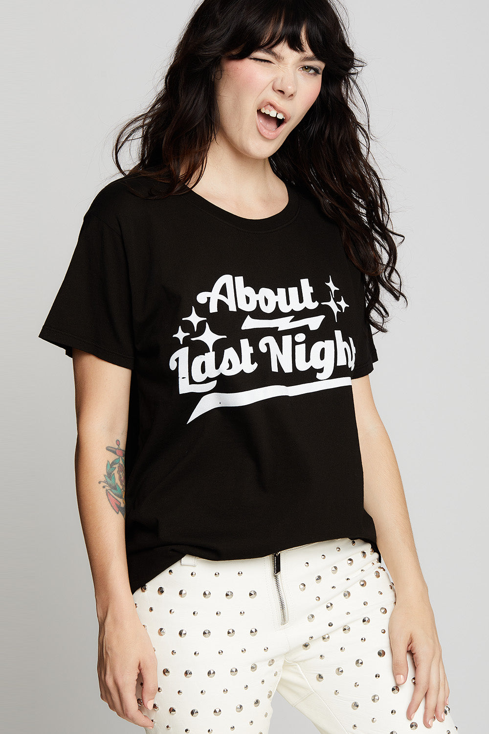 About Last Night Black Unisex Tee