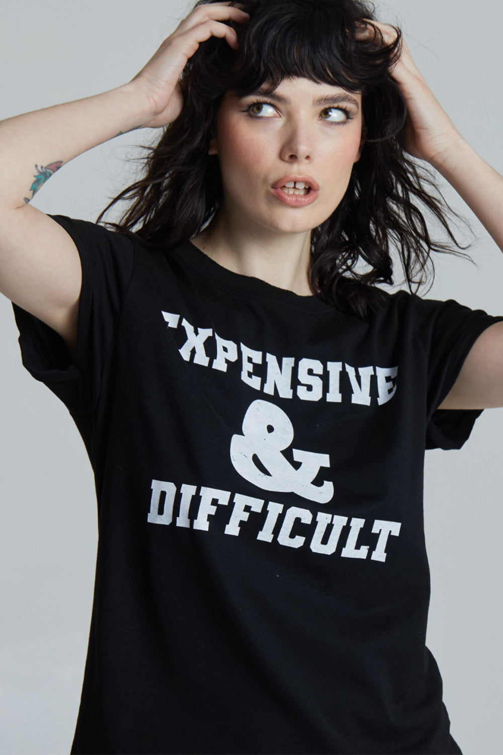 Expensive & Difficult Black Tee