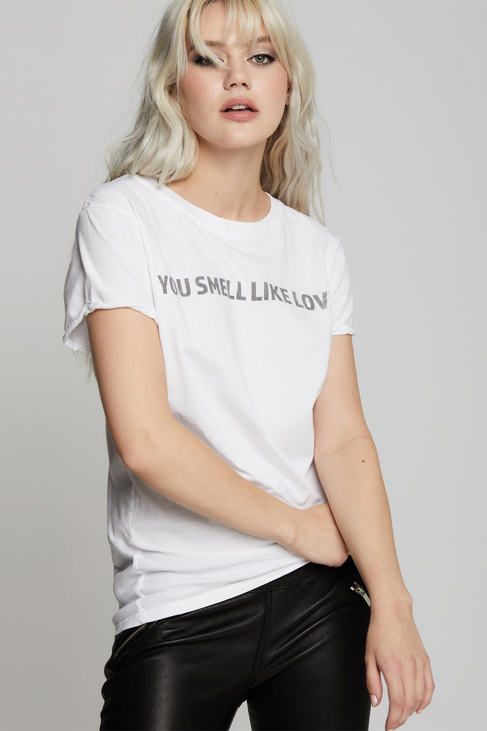 You Smell Like Love Fitted Tee