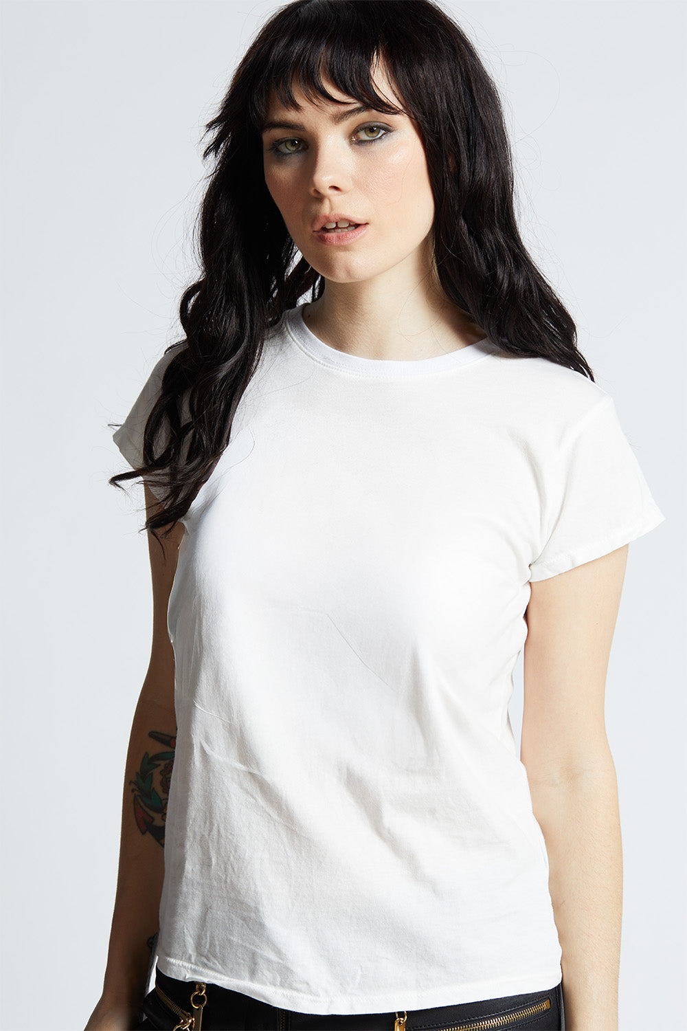White Baby Tee