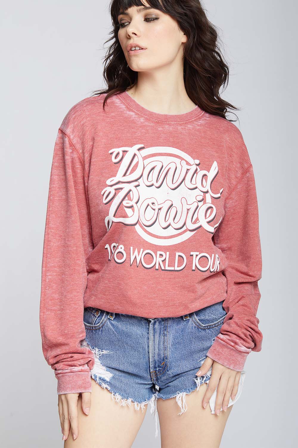 David Bowie 1978 World Tour Fitted Sweatshirt