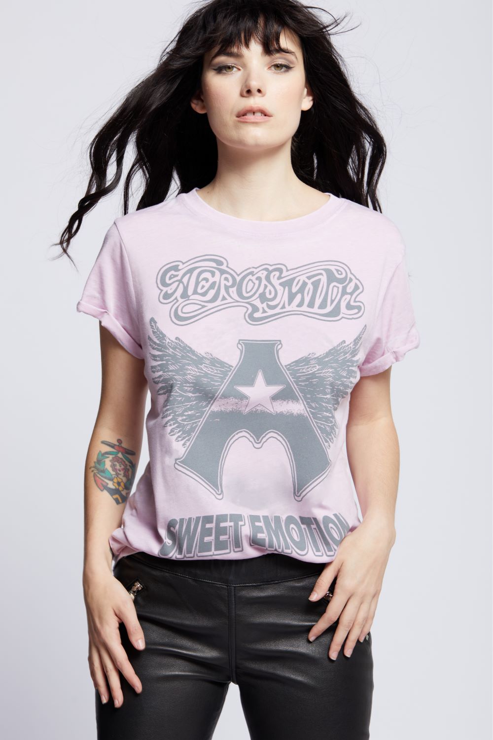 Aerosmith Sweet Emotion Slim Fit Vintage Band Tee