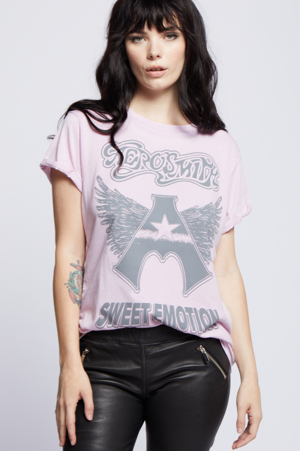Aerosmith Sweet Emotion Slim Fit Vintage Band Tee