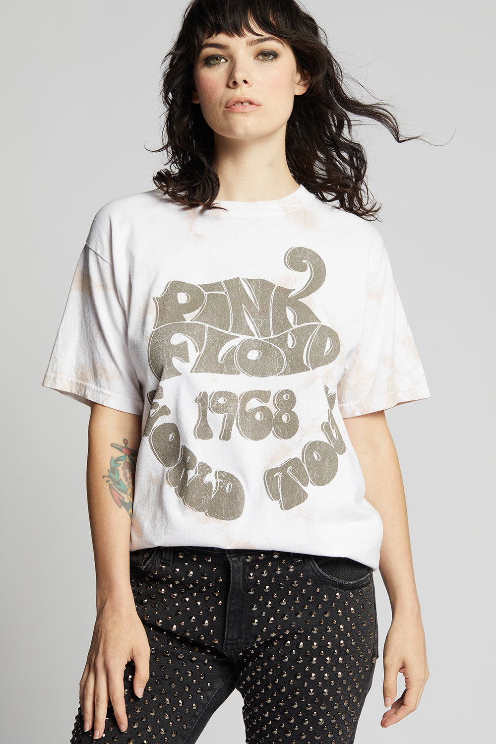 Pink Floyd 1968 World Tour Unisex Tie Dye Tee