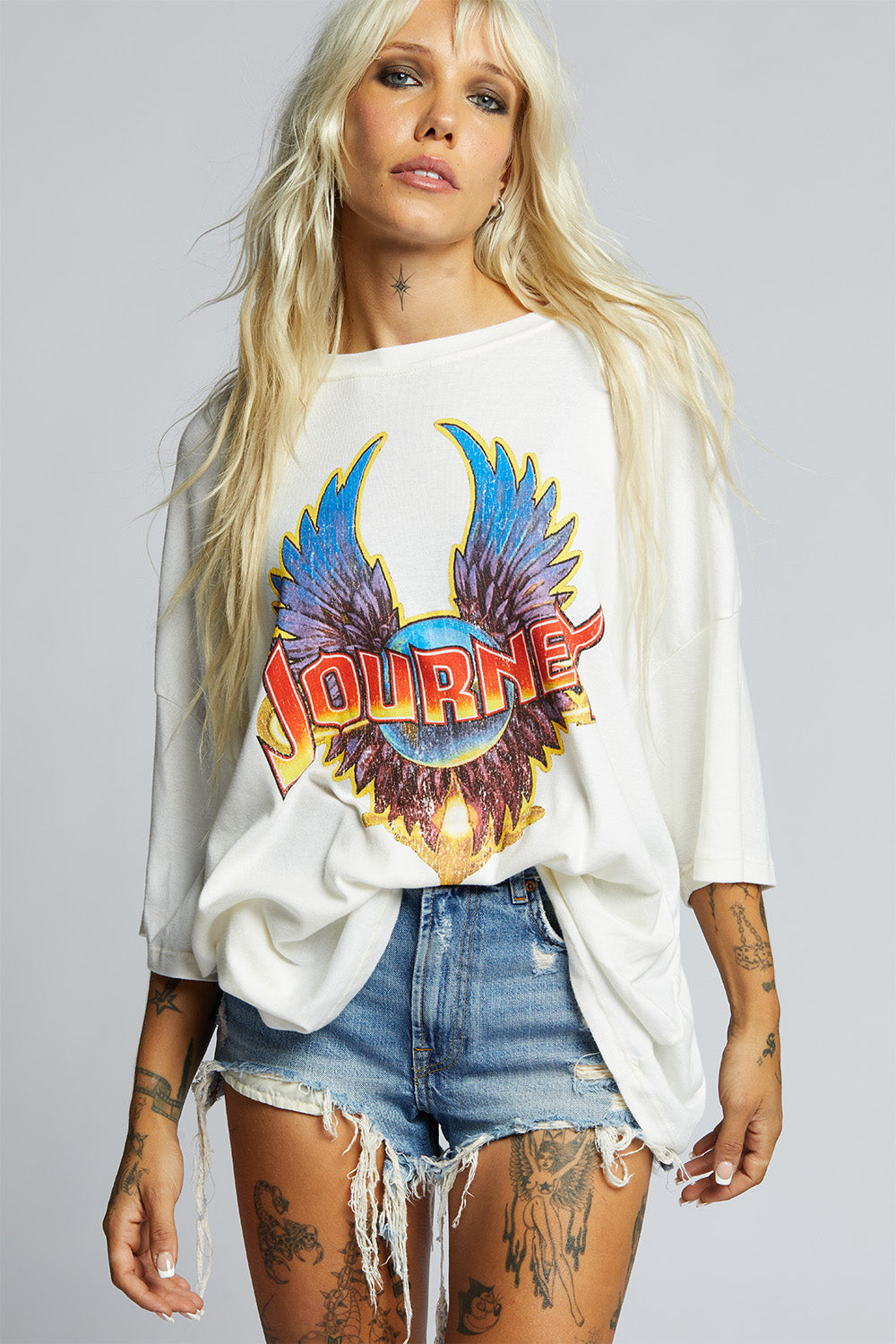 Journey Classic Logo One Size Vintage Band Tee