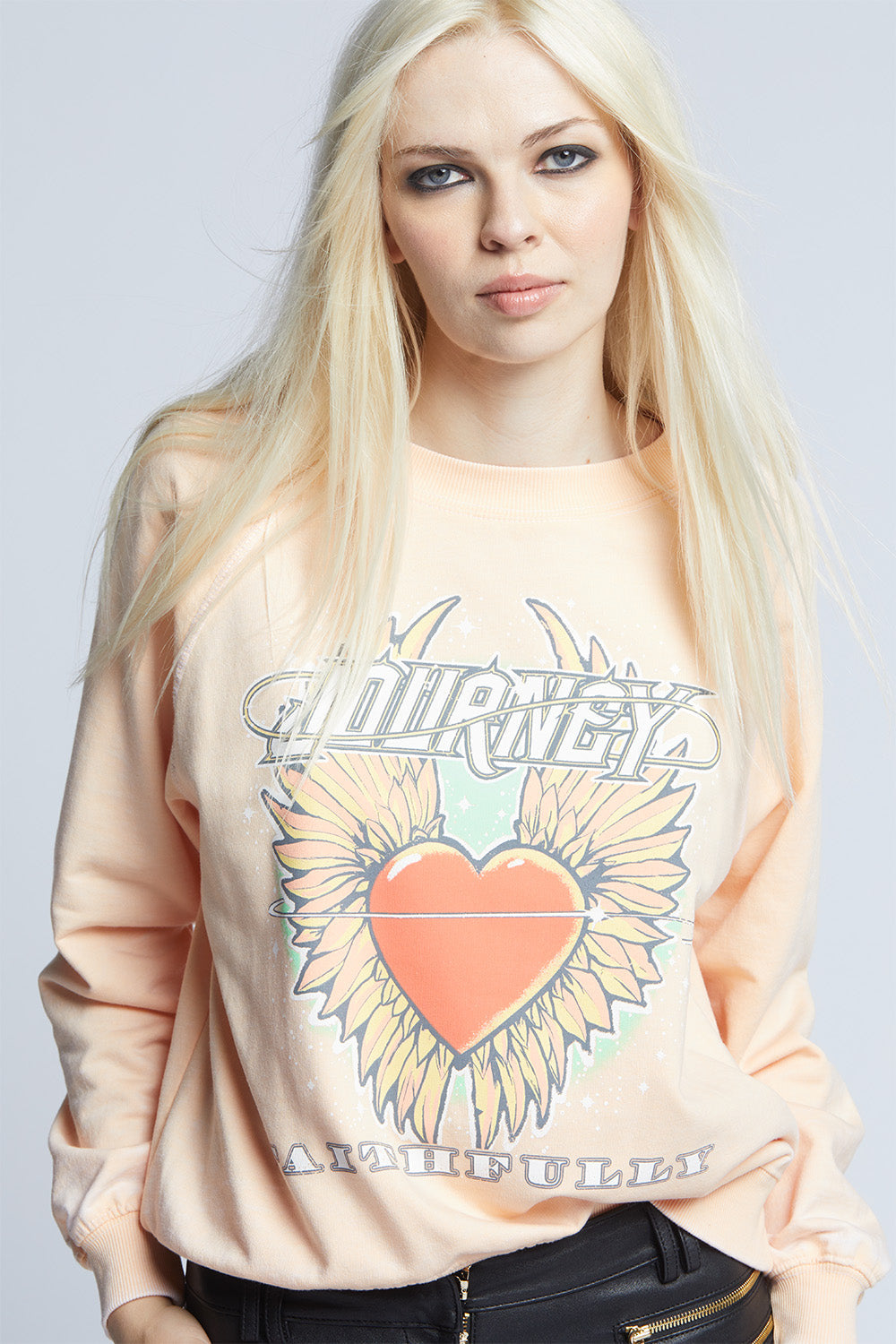 Journey Faithfully Oversized Graphic Sweatshirt