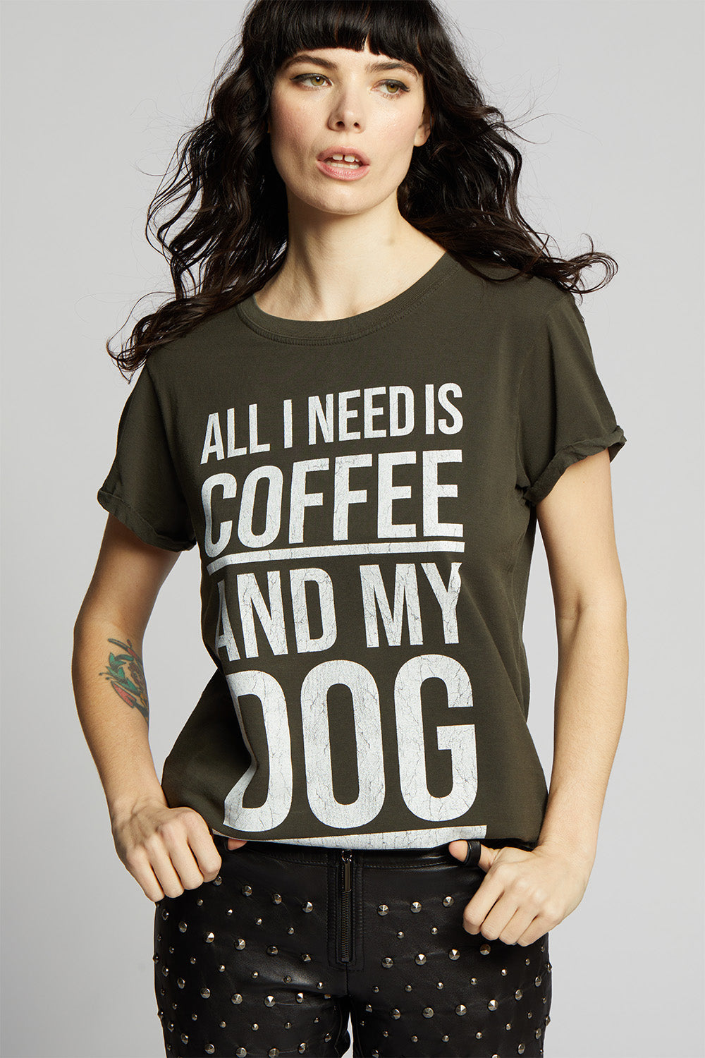 All I Need Is Coffee And My Dog Tee