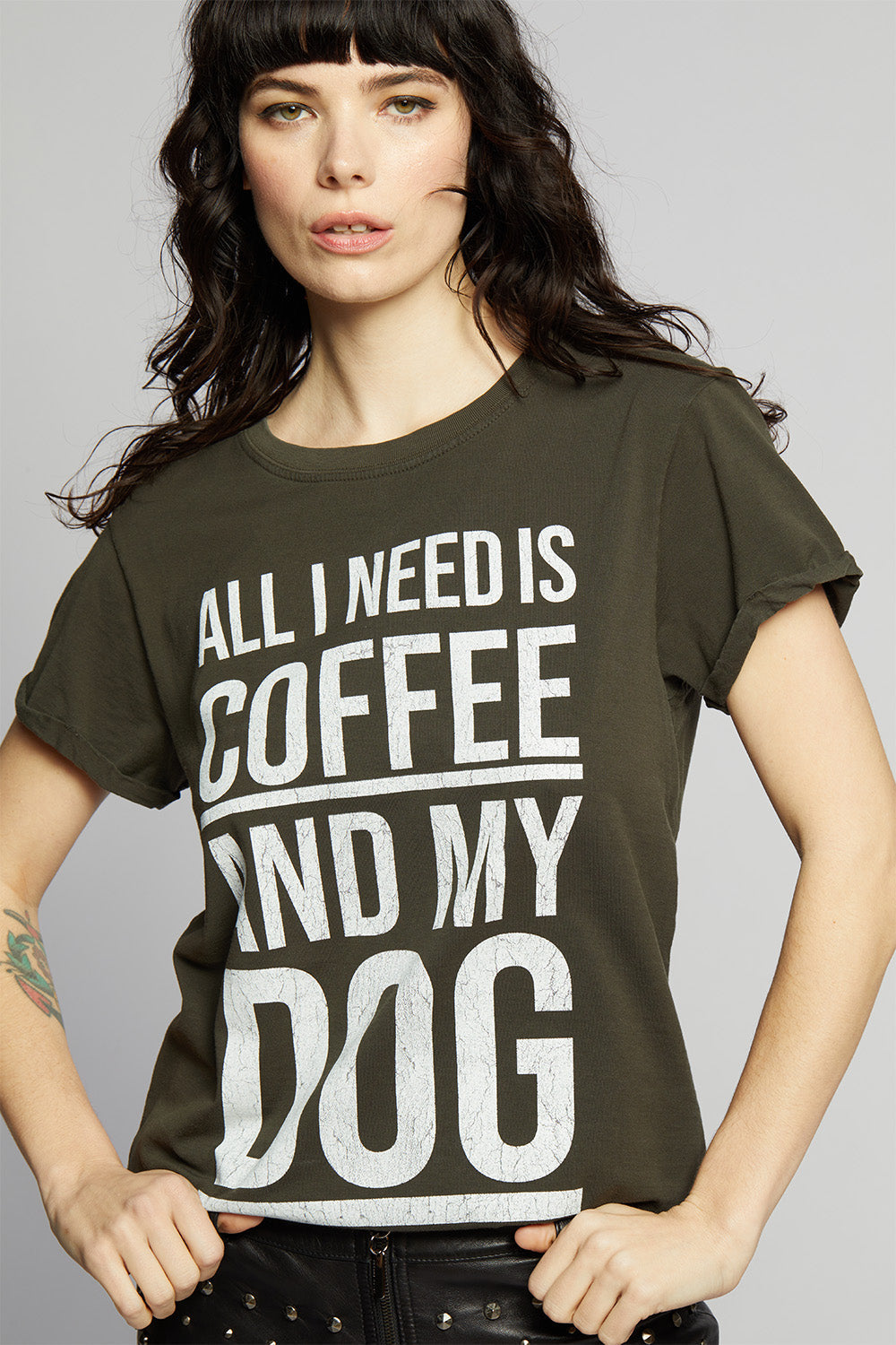 All I Need Is Coffee And My Dog Tee