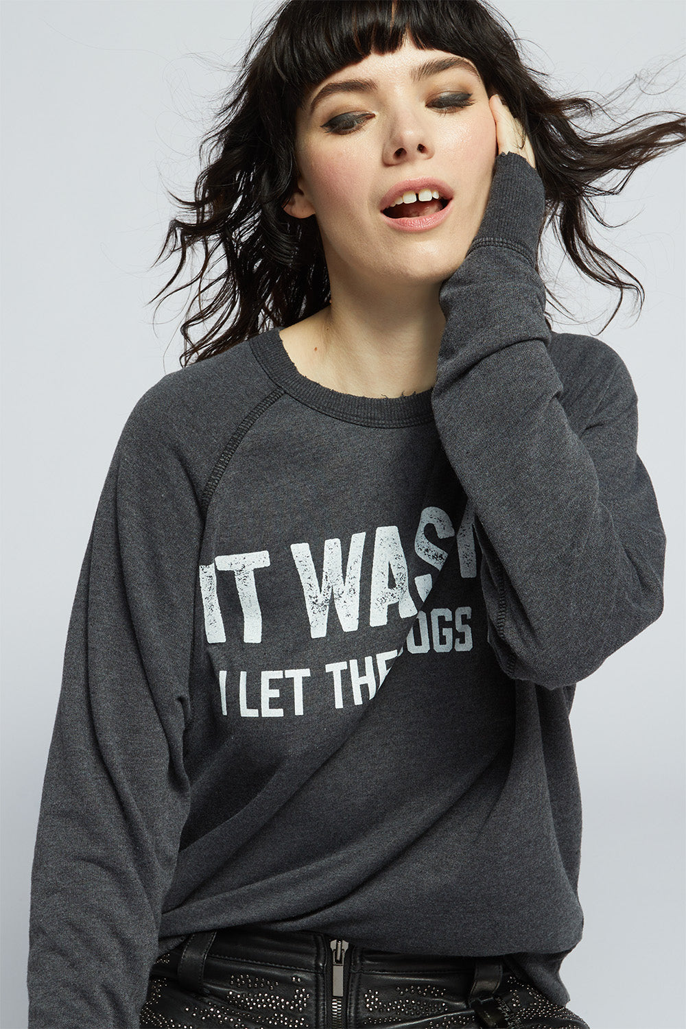 I Let The Dogs Out Sweatshirt