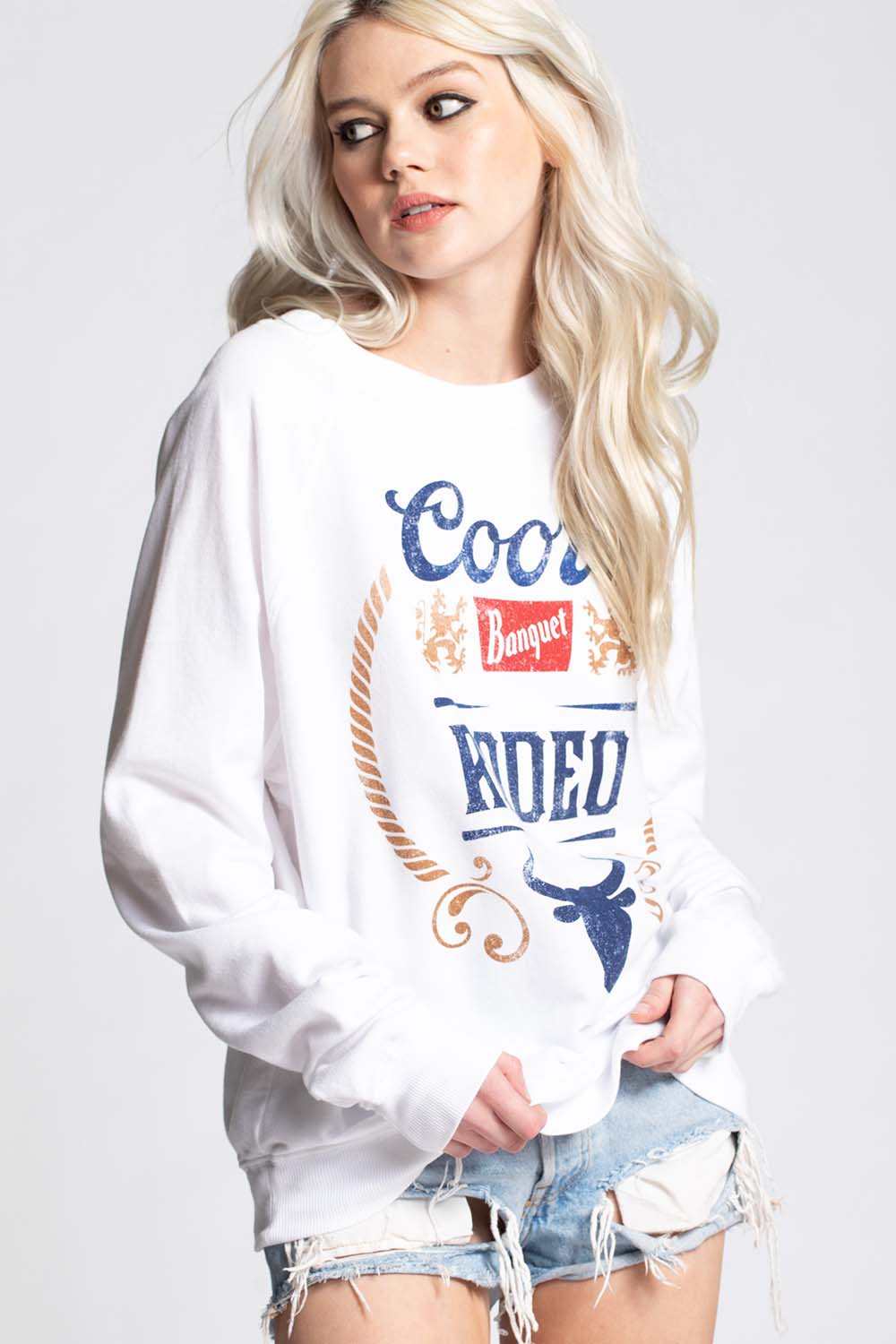 Coors Banquet Oversized Vintage Sweatshirt